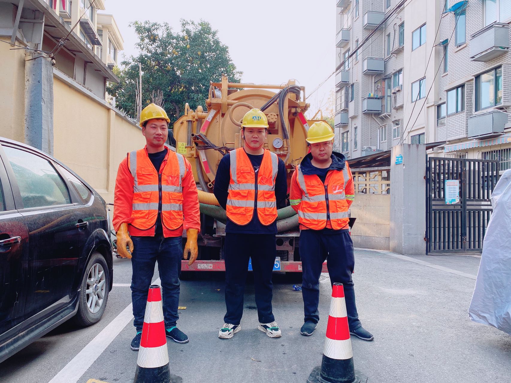 嘉善南京某小区管道清淤检测施工